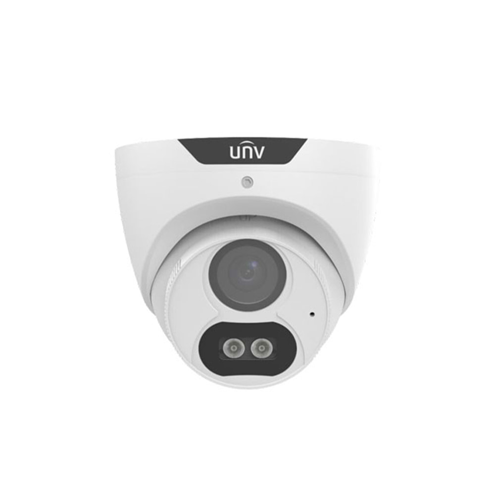 UNIVIEW UAC-T122-AF28M-W 2MP 4in1 2.8mm SABİT LENS SESLİ FULLCOLOR DOME GÜVENLİK KAMERASI