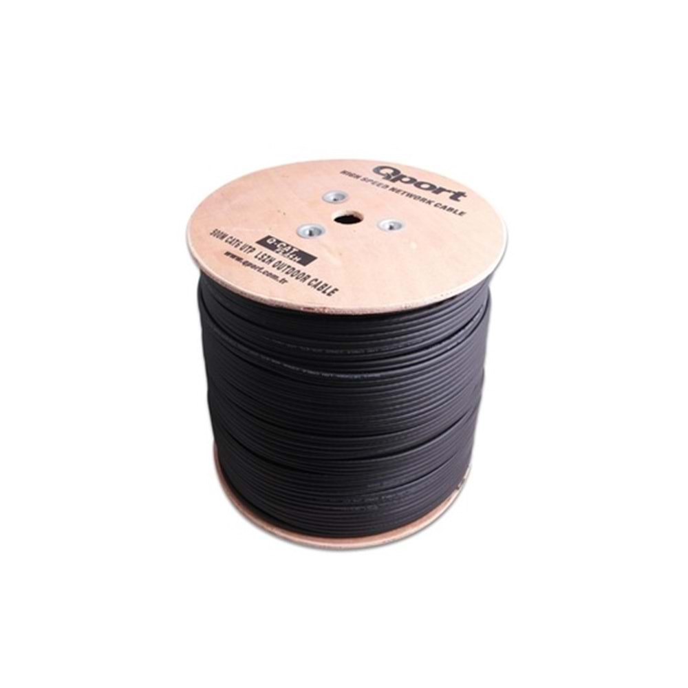 20 METRE QPORT YÜKSEK BAKIR UTP 23 AWG 0,58 MM DIŞ ORTAM CAT6 OUTDOOR KABLO