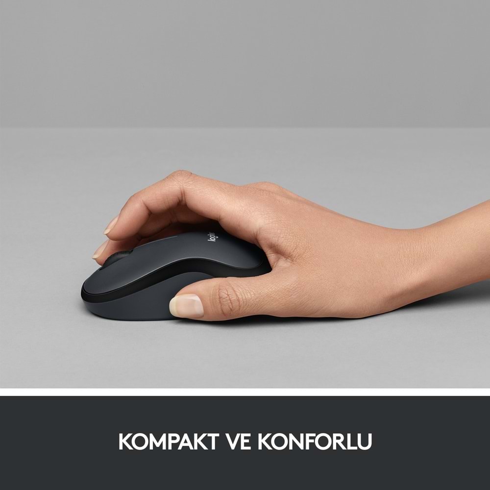 LOGITECH M220 KABLOSUZ MOUSE USB SİYAH