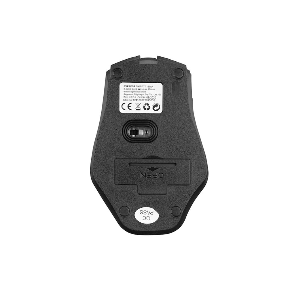 EVEREST KABLOSUZ OYUNCU MOUSE SMW-777 SİYAH