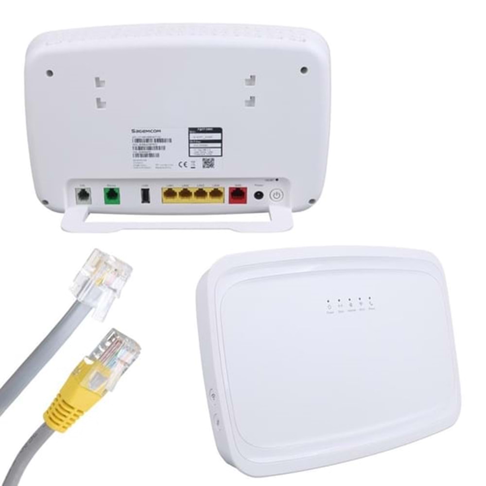 Sagemcom Fast 5366S AC1750 Wifi 5 2.4ghz 5ghz Dualband 4 Port Vdsl Wan Gigabit Voip Kablosuz Modem