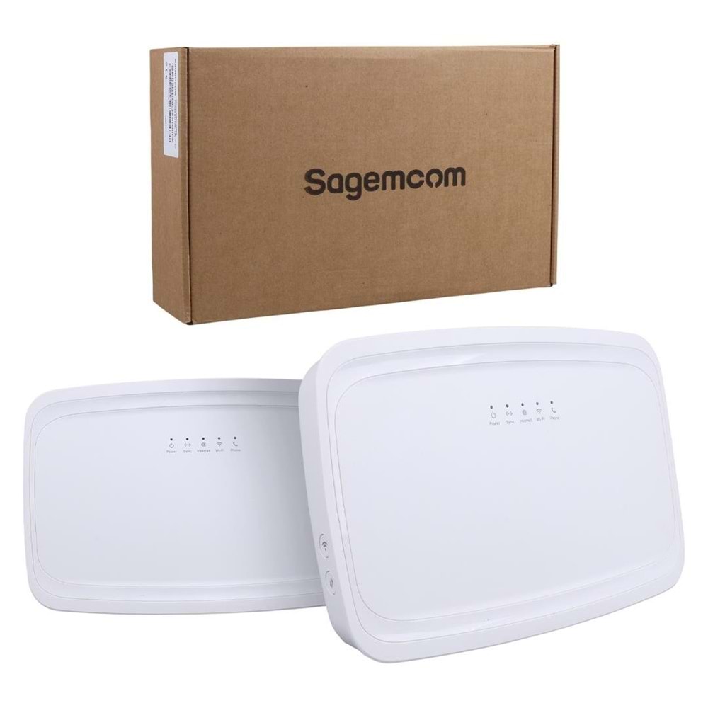 Sagemcom Fast 5366S AC1750 Wifi 5 2.4ghz 5ghz Dualband 4 Port Vdsl Wan Gigabit Voip Kablosuz Modem