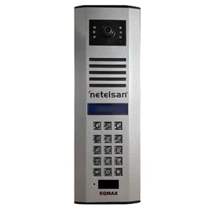 NETELSAN EQMAX KAMERALI DİJİTAL TUŞLU KARTLI GEÇİŞLİ ZİL PANELİ
