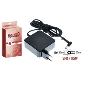 STANDART 5.5x2.5 65W 19V 3.42A NOTEBOOK ADAPTÖR ŞARJ ALETİ-CİHAZI PARS POWER