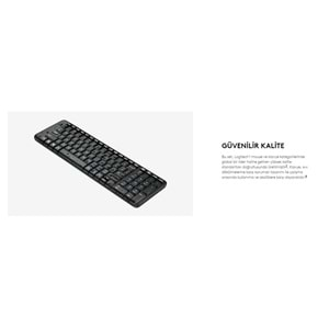 LOGITECH MK220 WIRELESS KABLOSUZ KLAVYE VE MOUSE SETİ TÜRKÇE Q KLAVYE