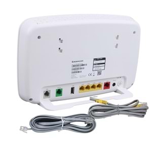 Sagemcom Fast 5366S AC1750 Wifi 5 2.4ghz 5ghz Dualband 4 Port Vdsl Wan Gigabit Voip Kablosuz Modem