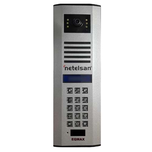 NETELSAN EQMAX KAMERALI DİJİTAL TUŞLU KARTLI GEÇİŞLİ ZİL PANELİ