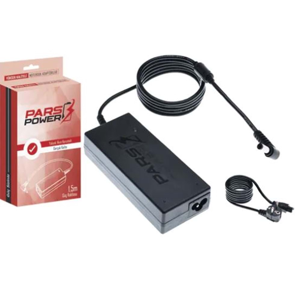 STANDART 5.5x2.5 90W 19V 4.74A NOTEBOOK ADAPTÖR ŞARJ ALETİ -CİHAZI PARS POWER