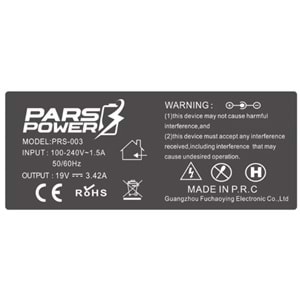 ACER 5.5x1.7 65W 19V 3.42A NOTEBOOK ADAPTÖR ŞARJ ALETİ -CİHAZI PARS POWER