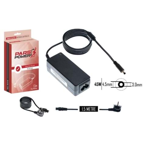 DELL Inspiron 4.5x3.0 45W NOTEBOOK ADAPTÖR ŞARJ ALETİ-CİHAZI PARS POWER