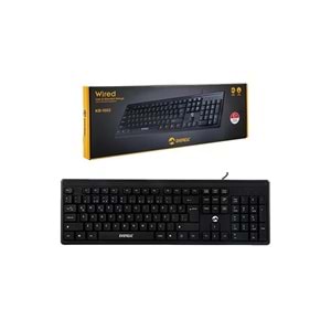 EVEREST KB-1002 STANDART Q KLAVYE SİYAH