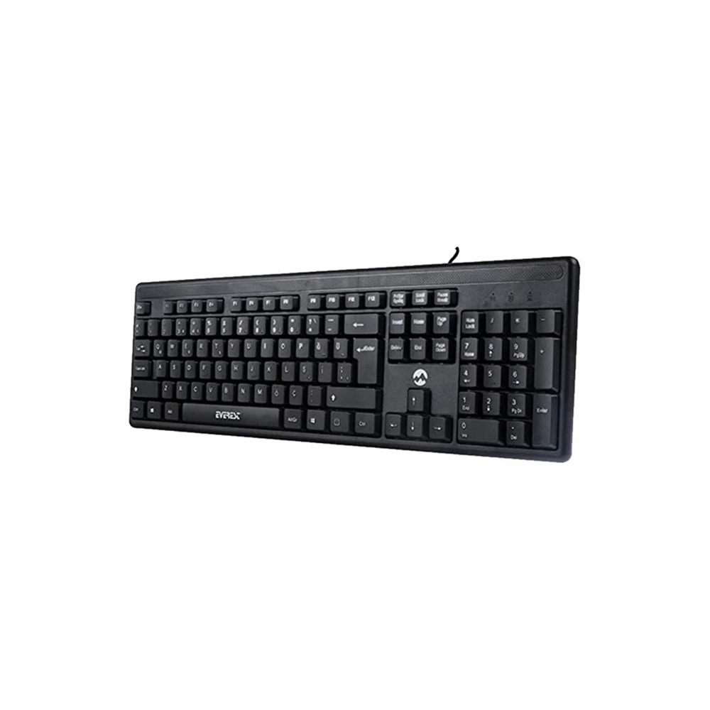 EVEREST KB-1002 STANDART Q KLAVYE SİYAH