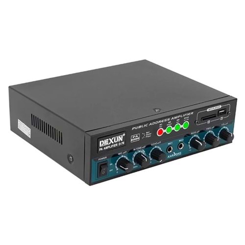 Dexun D-70 USB-SD-AUX-Bluetooth Destekli 50 Watt 100 Volt 4-16 Ohm Hat Trafolu Anfi